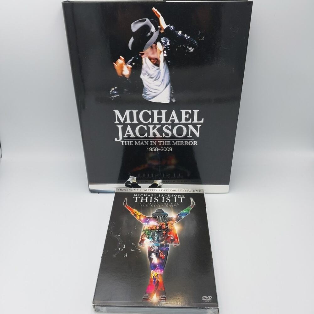 Michael Jackson The‎ Man in the Mirror 1958-2009 Hard copy And This Is It DVD*